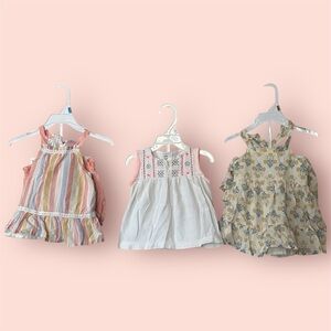 Baby Girl's Spring/Summer Dress Bundle 
12 Months